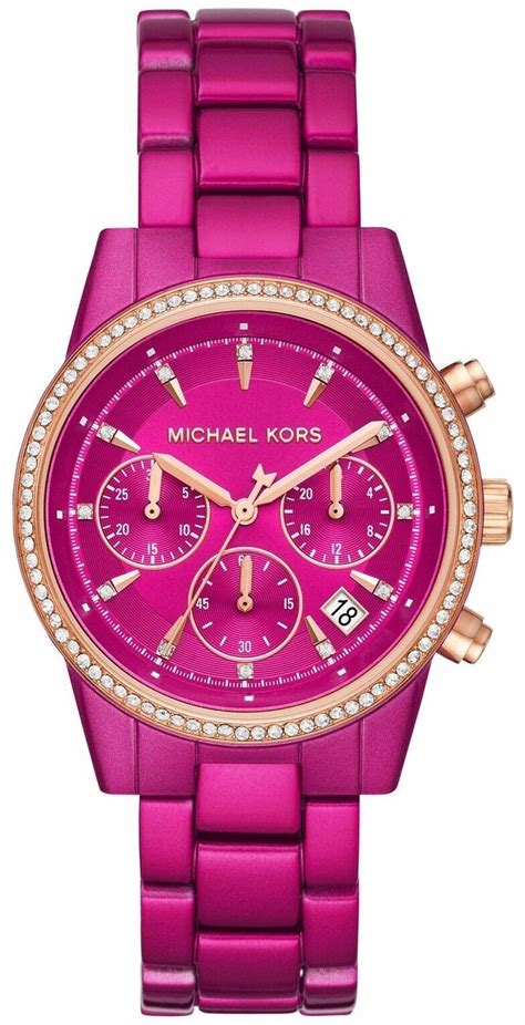 michael kors light pink watch|Michael Kors Watch uk.